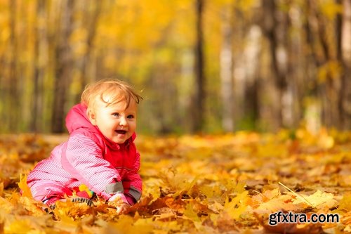 Beautiful collection of autumn children 25 UHQ Jpeg