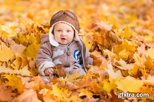 Beautiful collection of autumn children 25 UHQ Jpeg