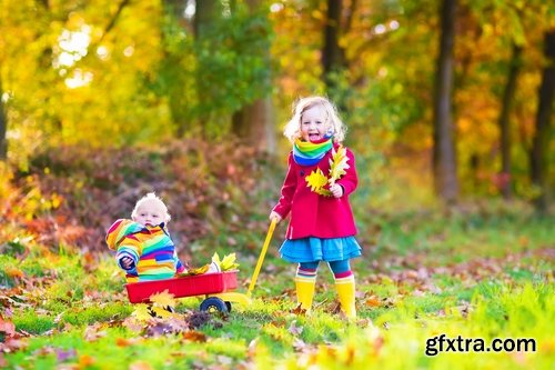 Beautiful collection of autumn children 25 UHQ Jpeg