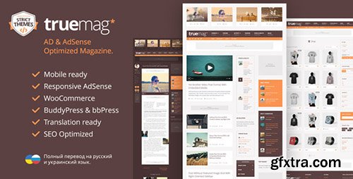 ThemeForest - Truemag v1.1.6 - AD & AdSense Optimized Magazine