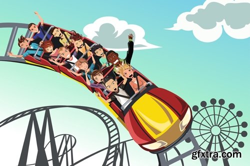 Collection toon on a roller coaster 25 Eps