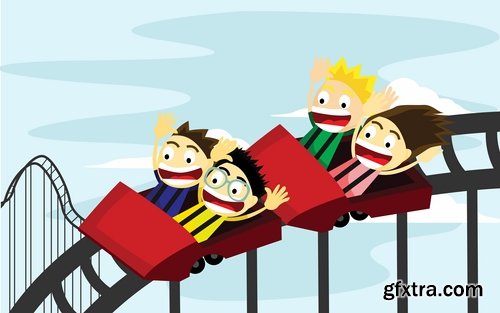 Collection toon on a roller coaster 25 Eps