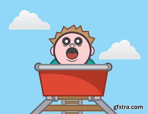 Collection toon on a roller coaster 25 Eps