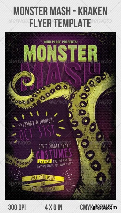 GraphicRiver - Kraken Party Flyer