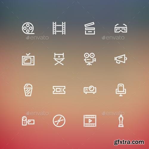 GraphicRiver - Cinema Icons