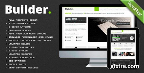 ThemeForest - BUILDER v1.3.7 - Responsive Multi-Purpose Theme