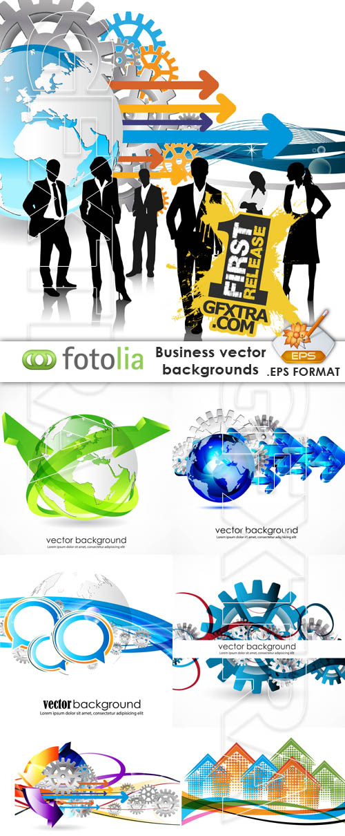 Business Vector Backgrounds 25xEPS