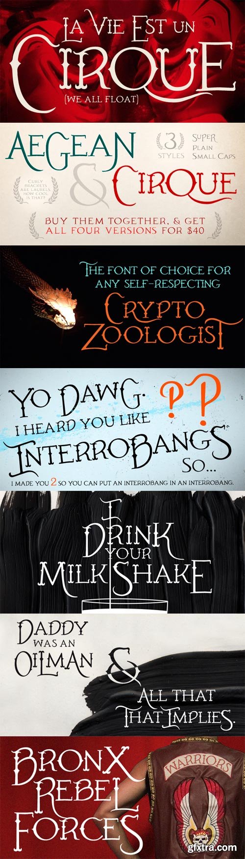 Cirque Font for $25