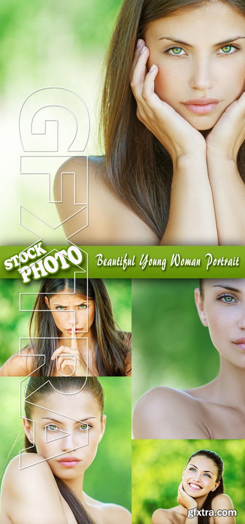 Stock Photo - Beautiful Young Woman Portrait