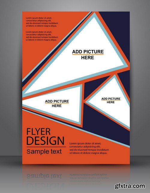 Stock Vectors - Business Flyer Template, 25xEPS