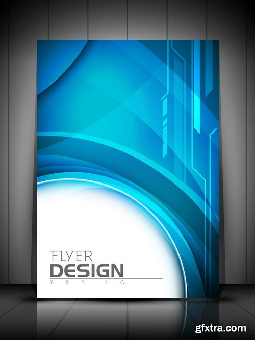 Stock Vectors - Business Flyer Template, 25xEPS