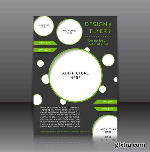 Stock Vectors - Business Flyer Template, 25xEPS