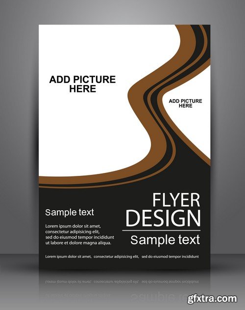 Stock Vectors - Business Flyer Template, 25xEPS