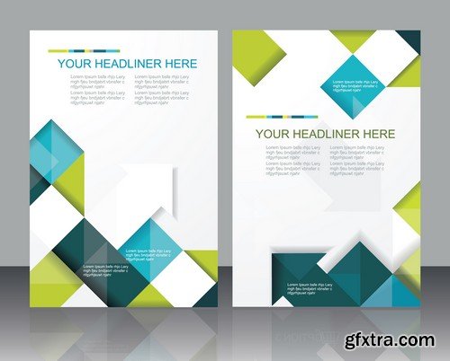 Stock Vectors - Business Flyer Template, 25xEPS