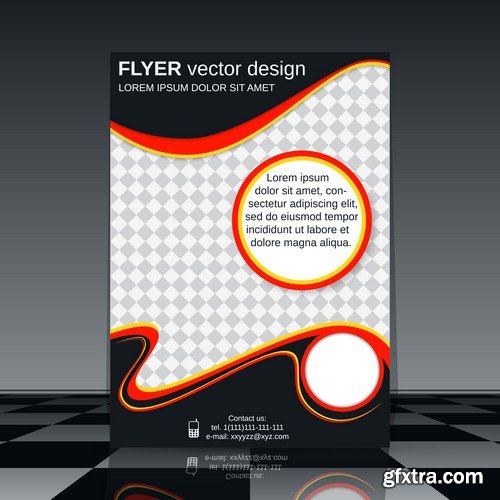 Stock Vectors - Business Flyer Template, 25xEPS