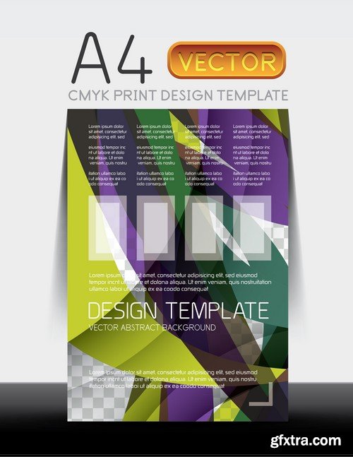 Stock Vectors - Business Flyer Template, 25xEPS