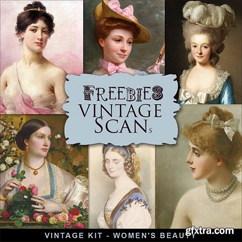 Scrap-kit - Women Vintage Portrets 2014 Vol.9