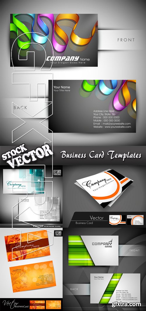 Stock Vector - Business Card Templates