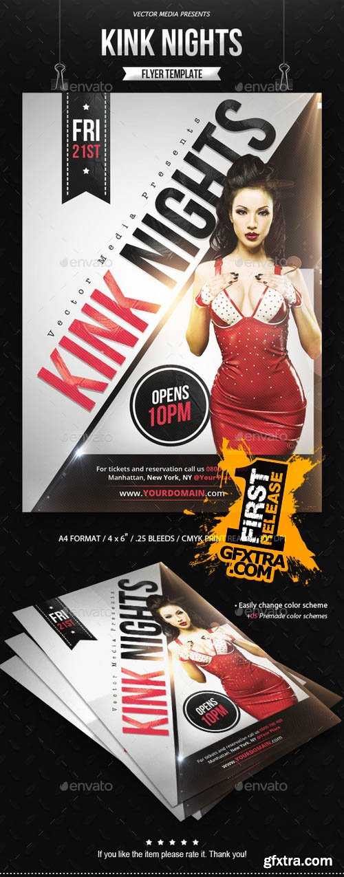 Kink Nights - Flyer - GraphicRiver 9140292