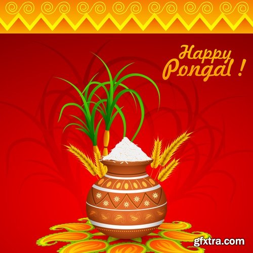 Collection of sacred holiday Pongal 25 Eps