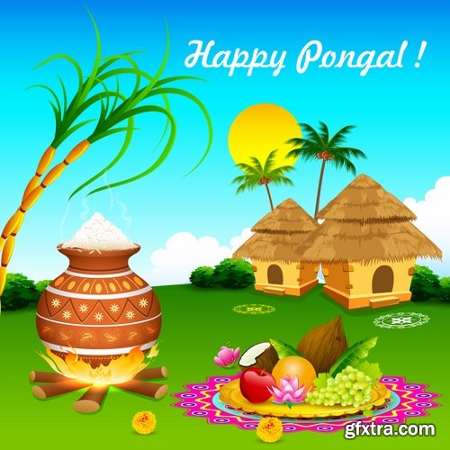 Collection of sacred holiday Pongal 25 Eps