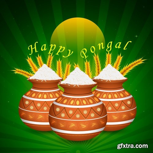 Collection of sacred holiday Pongal 25 Eps