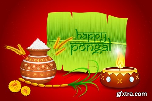 Collection of sacred holiday Pongal 25 Eps