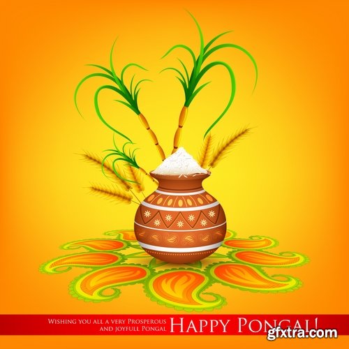 Collection of sacred holiday Pongal 25 Eps