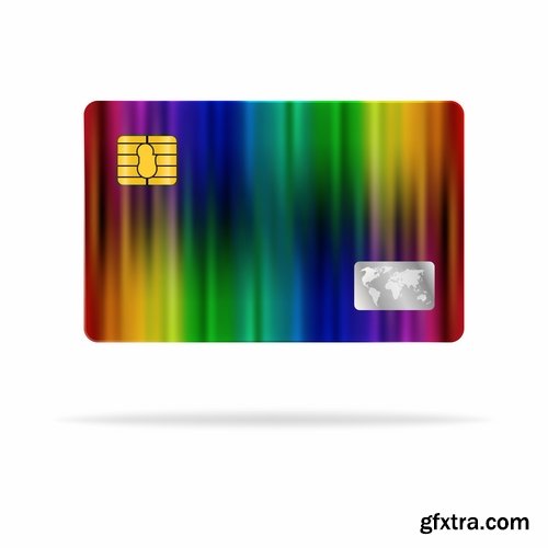 Newest collection of bank cards 25 Eps