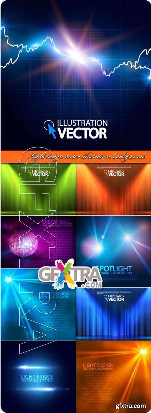 Light design vector illustration backgrounds