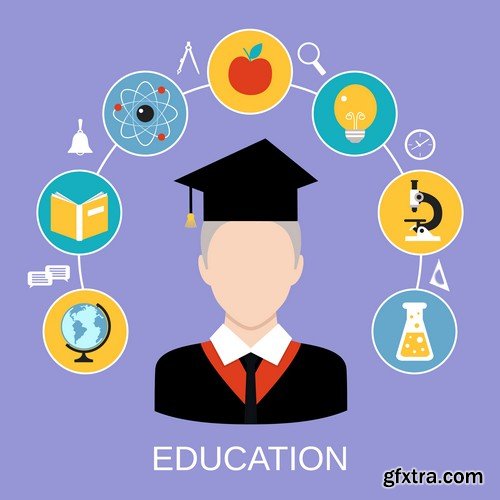 Stock Vectors - Education, 25xEPS