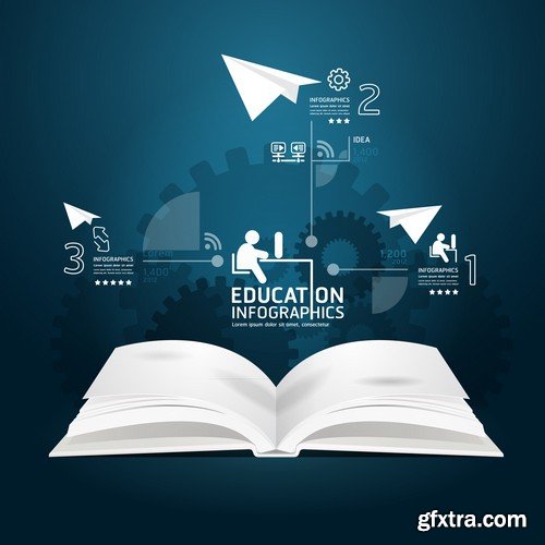 Stock Vectors - Education, 25xEPS