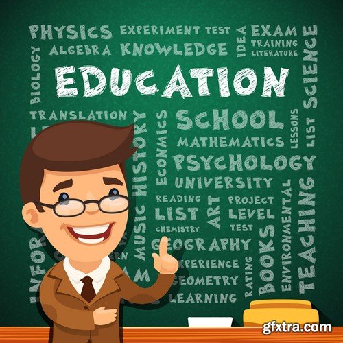 Stock Vectors - Education, 25xEPS