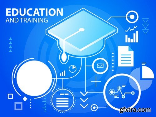 Stock Vectors - Education, 25xEPS