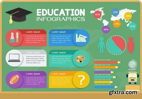 Stock Vectors - Education, 25xEPS