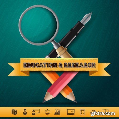 Stock Vectors - Education, 25xEPS