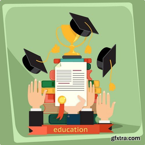 Stock Vectors - Education, 25xEPS