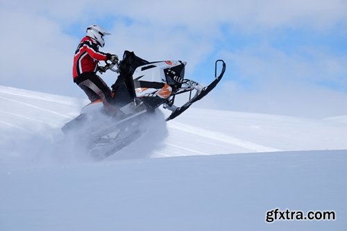 Collection of different snowmobiles 25 UHQ Jpeg