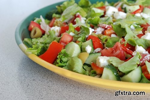 Collection of different salads 25 UHQ Jpeg