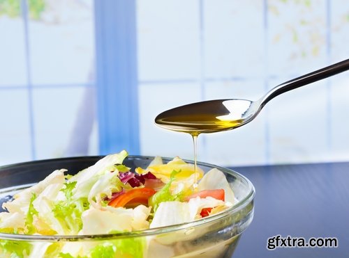 Collection of different salads 25 UHQ Jpeg