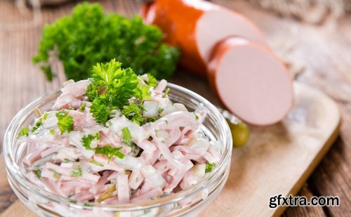 Collection of different salads 25 UHQ Jpeg