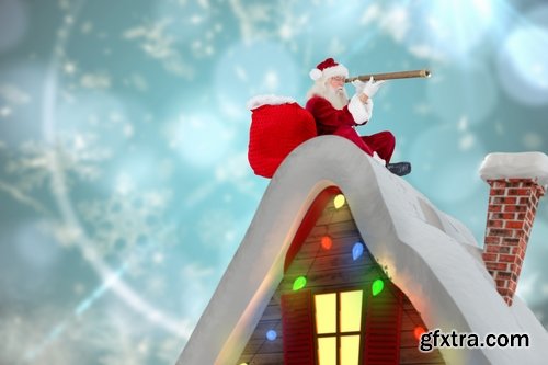 Happy Santa Claus 25 UHQ Jpeg