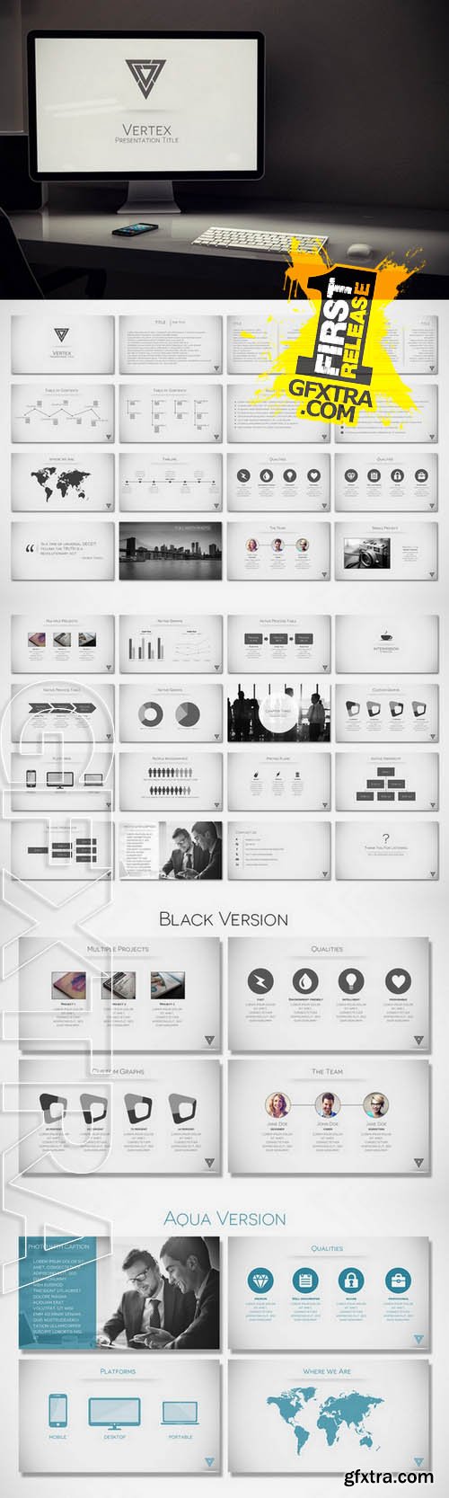 Vertex - Minimal Presentation - Creativemarket 29707