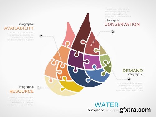 Collection elements of infographics shopping vector image #2-25 Eps