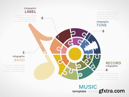 Collection elements of infographics shopping vector image #2-25 Eps