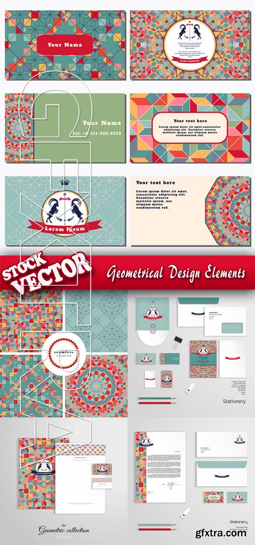 Stock Vector - Geometrical Design Elements