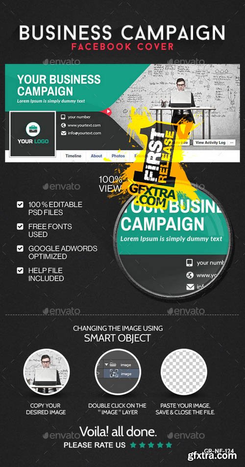 Business Facebook Cover - GraphicRiver 9199203