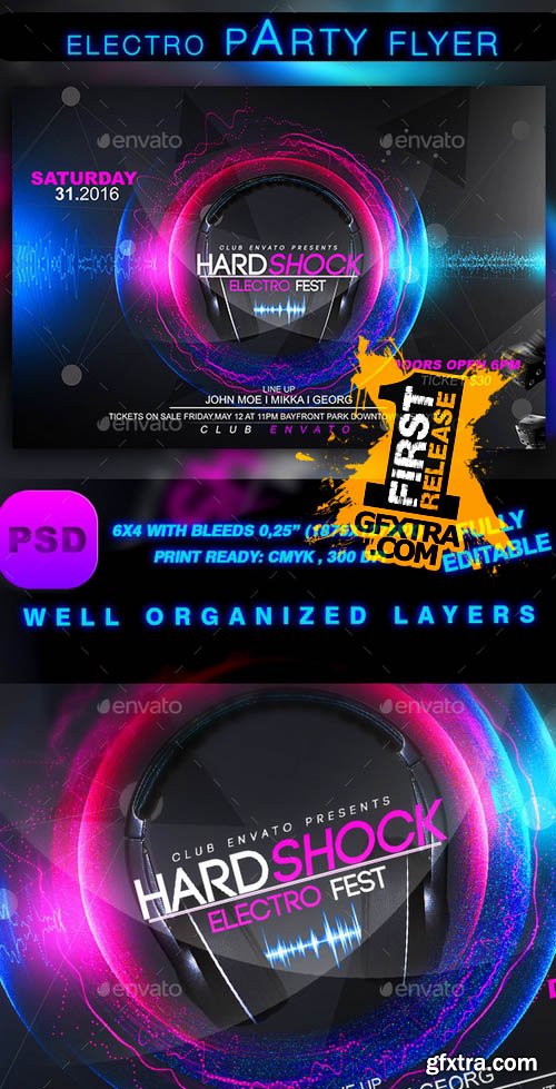 Electro Sound Party - GraphicRiver 9273868