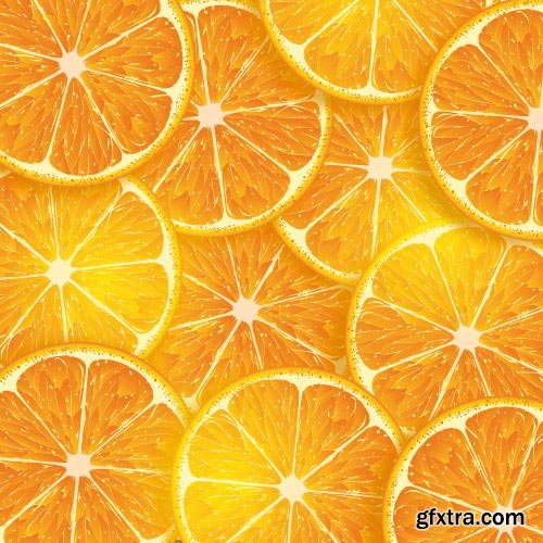 Orange Vectors 34xEPS