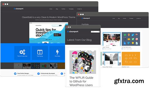 CleanPort-Lite v1.0.8 - WordPress Theme